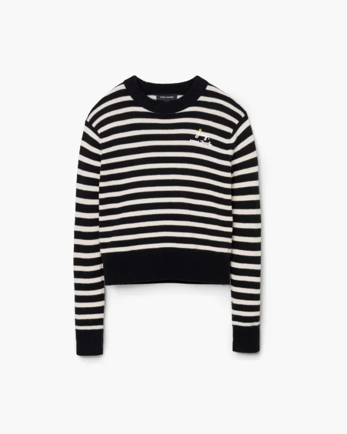 Jersey de cuello redondo a rayas Joy Jersey de cuello redondo a rayas Joy