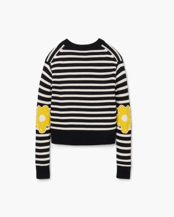 Jersey de cuello redondo a rayas Joy Jersey de cuello redondo a rayas Joy