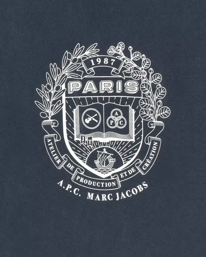 Jersey de cuello redondo para hombre A.P.C. X Marc Jacobs Paris