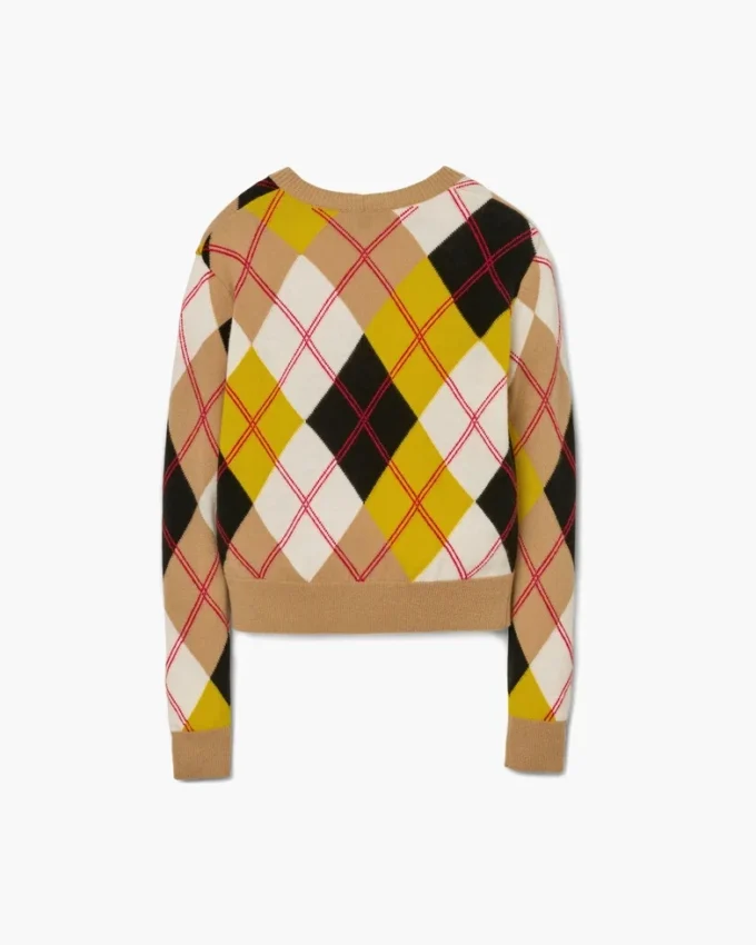 Jersey de cuello redondo Preppy Daisy Argyle