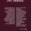Joy. Camiseta ajustada Joy. Camiseta ajustada