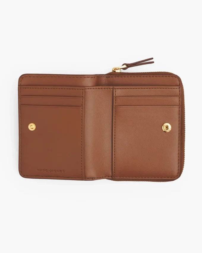 La mini cartera compacta de piel La mini cartera compacta de piel