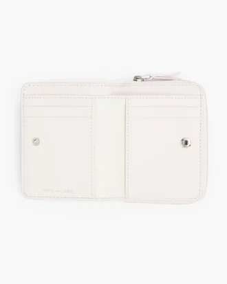 La mini cartera compacta de piel