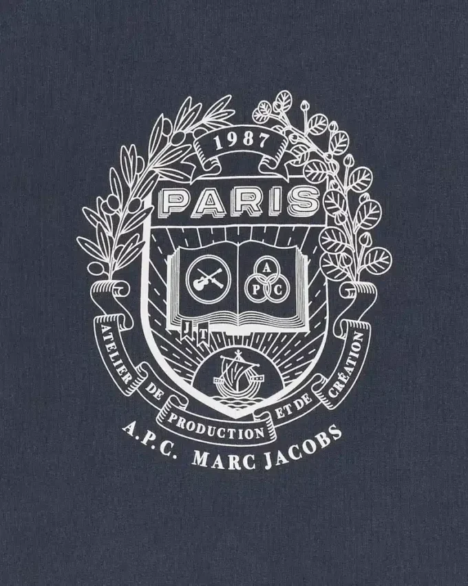 La sudadera con cuello redondo Shrunken Paris de A.P.C. X Marc Jacobs