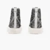 Las zapatillas altas con lentejuelas