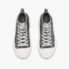 Las zapatillas altas con lentejuelas