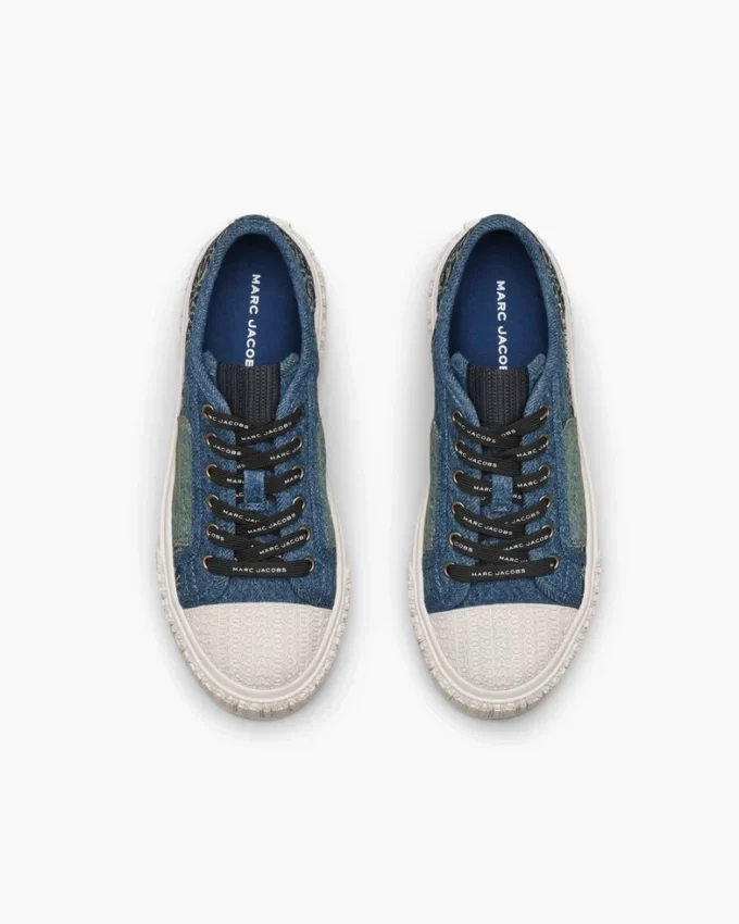 Las zapatillas de denim deconstruidas