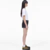 Las zapatillas de lona estampada