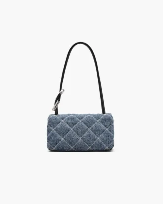 mini bolso bandolera doble de denim acolchado 2 330x413 - Mini bolso bandolera doble de denim acolchado