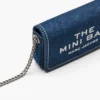 Mini bolso con cadena de denim Mini bolso con cadena de denim