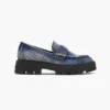Mocasines Frankie de denim desgastado Mocasines Frankie de denim desgastado