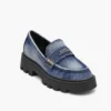 Mocasines Frankie de denim desgastado Mocasines Frankie de denim desgastado