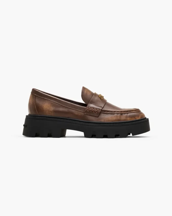 Mocasines Frankie de piel desgastada Mocasines Frankie de piel desgastada