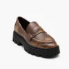 Mocasines Frankie de piel desgastada Mocasines Frankie de piel desgastada
