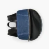 Mochila grande de denim con bloques de color Biker