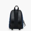 Mochila mediana de denim con bloques de color Biker
