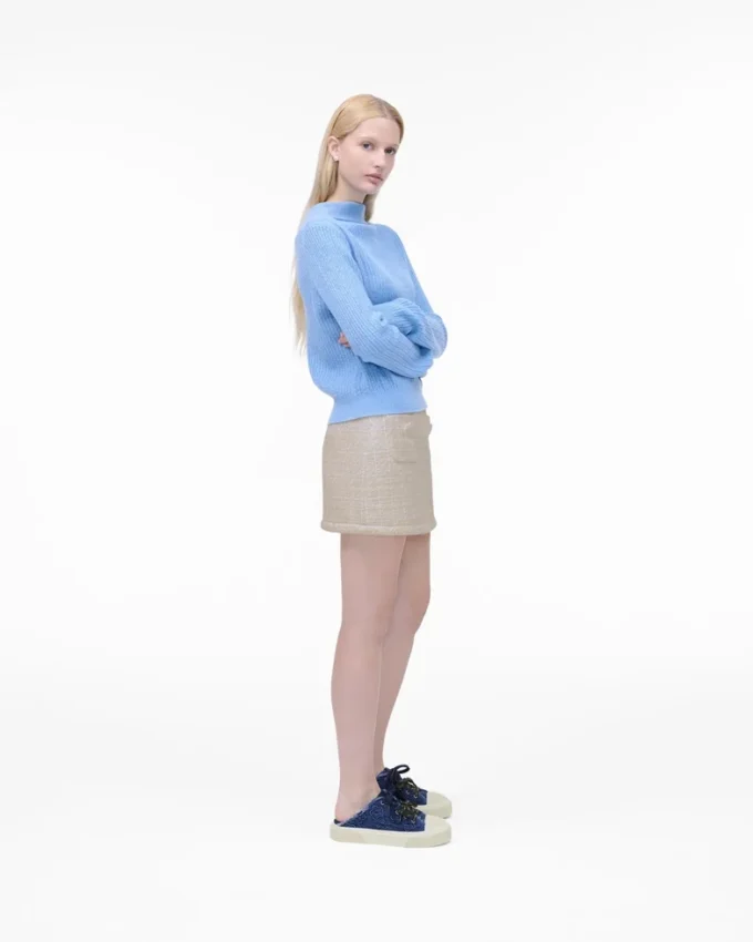 Mules tipo zapatilla de denim Puffy Daisy