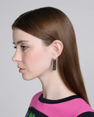 Pendientes con forma de cuchilla de afeitar