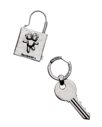 Pendientes con forma de llave y cerradura Pendientes con forma de llave y cerradura
