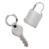 Pendientes con forma de llave y cerradura