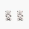 Pendientes de botón con ositos de peluche