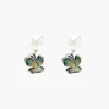 Pendientes de perlas con forma de mariposa de Hattie Stewart X Marc Jacobs
