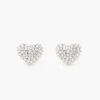 Pendientes Heart Pave Pendientes Heart Pave