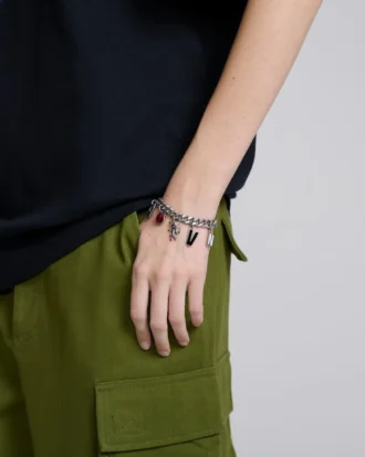 Pulsera con charm de osito
