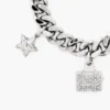 Pulsera con mini charms icónicos pavé Pulsera con mini charms icónicos pavé