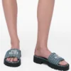 Sandalias con suela de denim y Monogram
