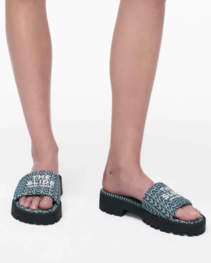 Sandalias con suela de denim y Monogram