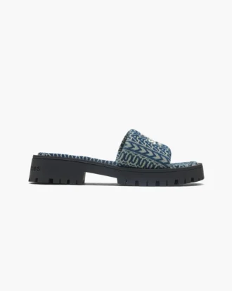 Sandalias con suela de denim y Monogram