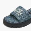 Sandalias con suela de denim y Monogram