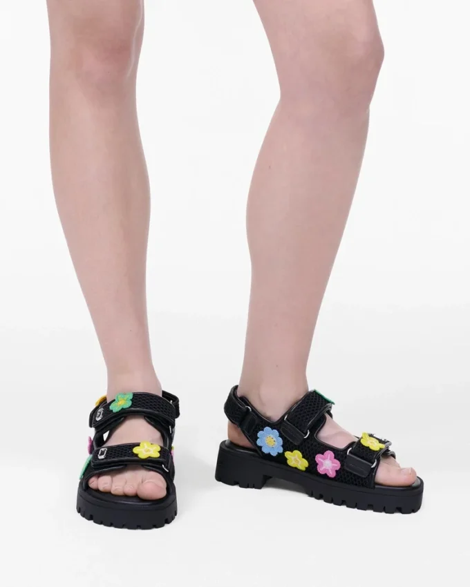 Sandalias Daisy Crochet Sunny