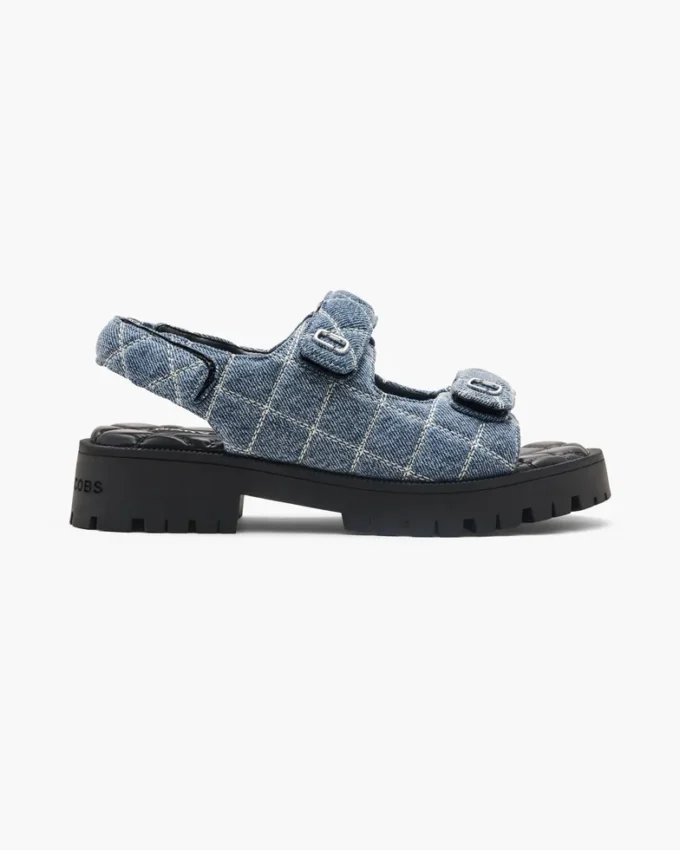 Sandalias Sunny de denim acolchado