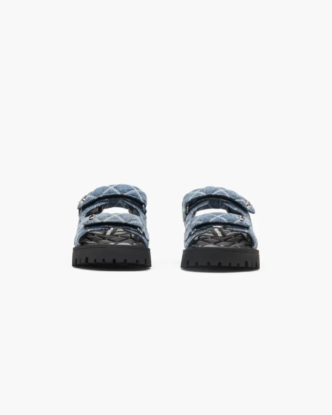 Sandalias Sunny de denim acolchado