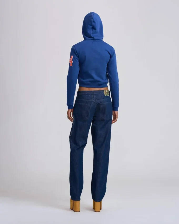 Sudadera con capucha ajustada y cremallera Icegirl