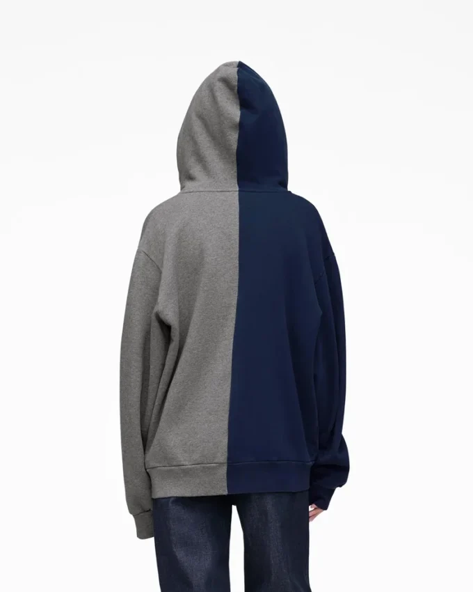 Sudadera con capucha y cremallera A.P.C. X Marc Jacobs Split Crest