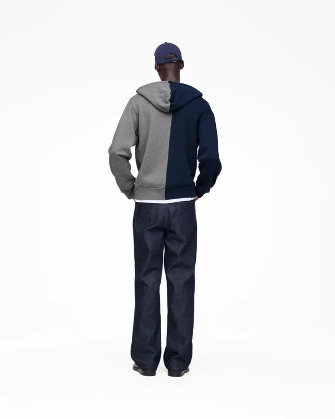 Sudadera con capucha y cremallera A.P.C. X Marc Jacobs Split Crest