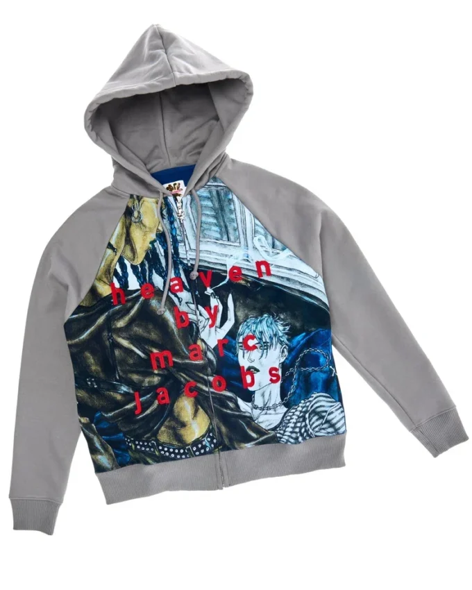 Sudadera con capucha y cremallera David Rappeneau