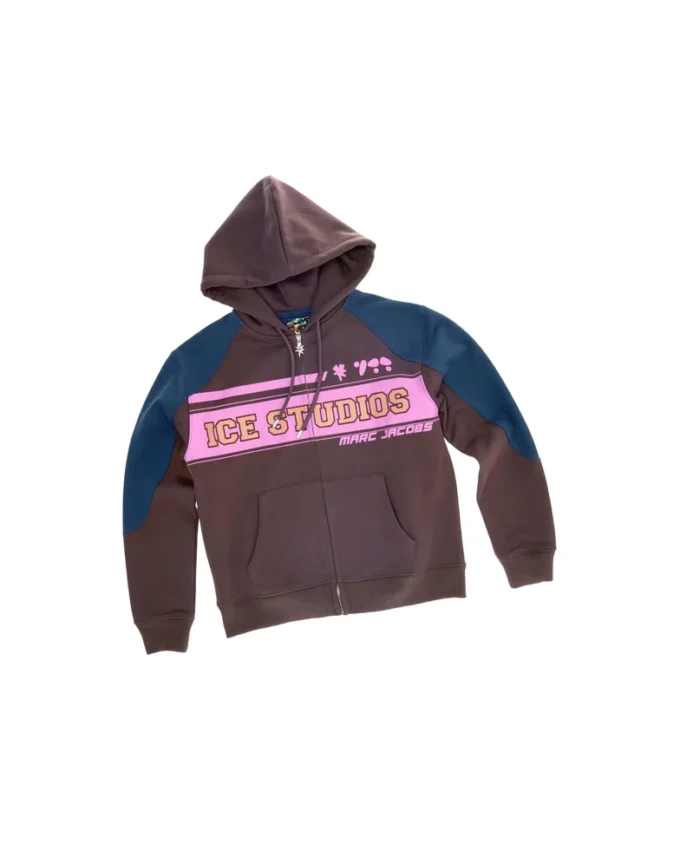 Sudadera con capucha y cremallera Ice Studios Moto Panel
