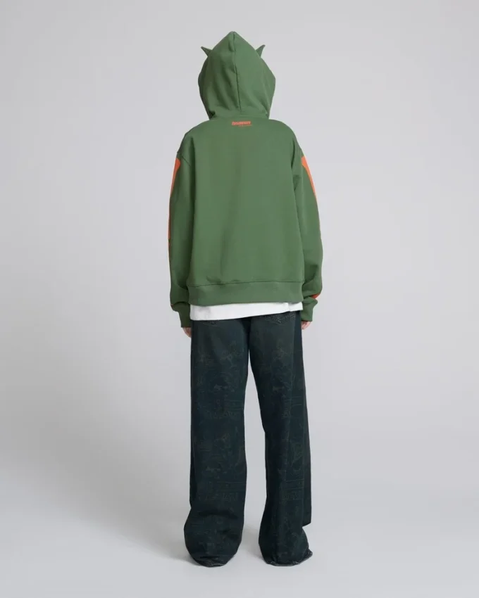Sudadera con capucha y cremallera Skeleton