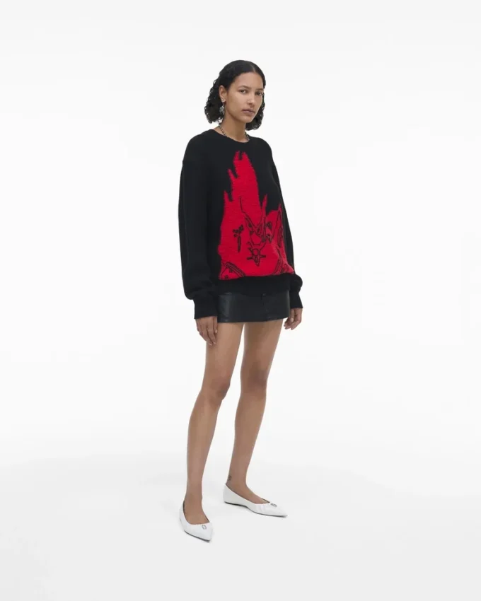 Suéter de cuello redondo Futura X Marc Jacobs