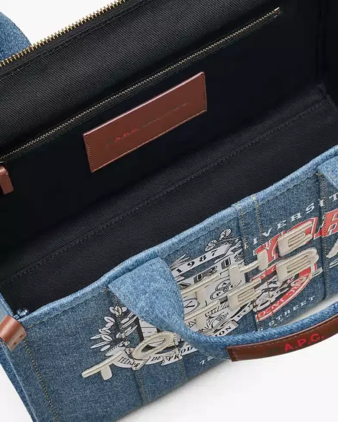 The A.P.C. X Marc Jacobs Denim Medium Tote Bag The A.P.C. X Marc Jacobs Denim Medium Tote Bag
