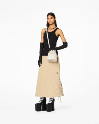 The Bucket Bag de piel
