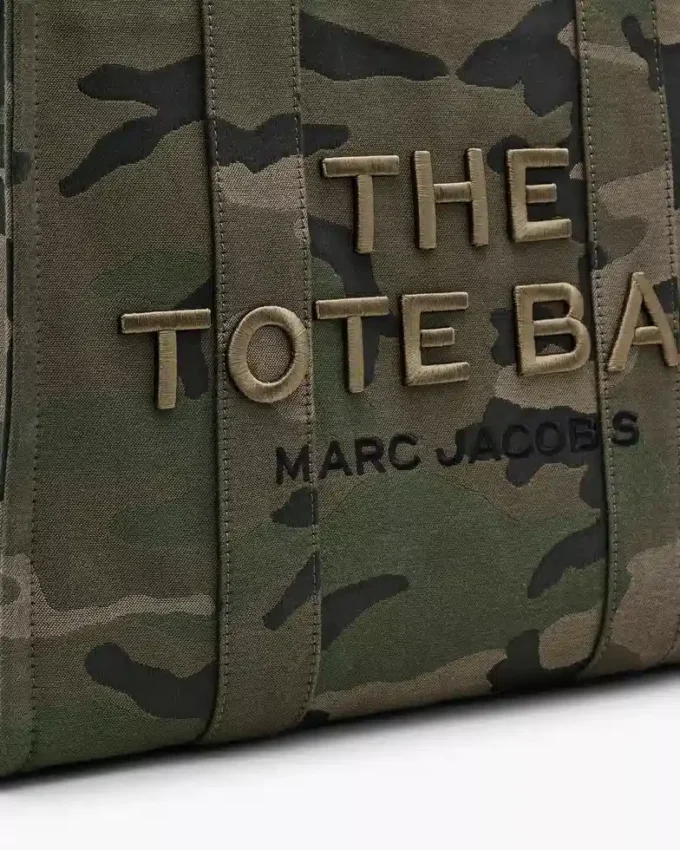 The Camo Jacquard Large Tote Bag The Camo Jacquard Large Tote Bag