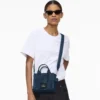 The Crystal Denim Tote Bag cruzado