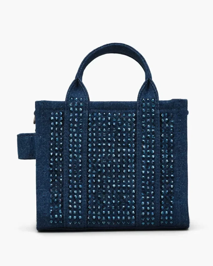 The Crystal Denim Tote Bag cruzado