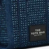The Crystal Denim Tote Bag cruzado