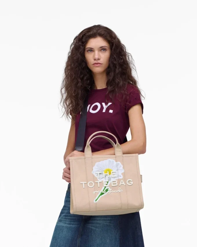 The Daisy Script Tote Bag mediano de lona The Daisy Script Tote Bag mediano de lona